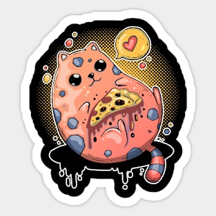 Pizzacat Sticker